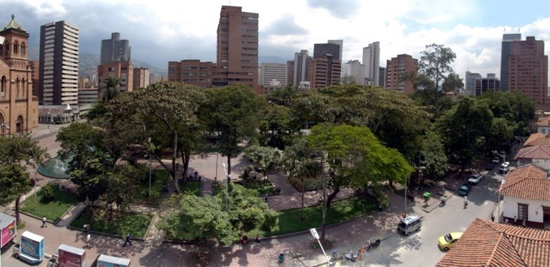 Parque Bolivar, Medellín.