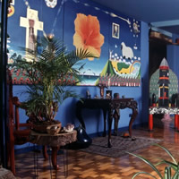 Exposición De Visita: La sala azul.