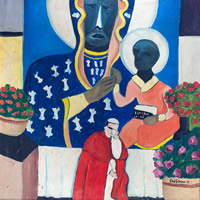 El papa y la Virgen de Crakovia 78cm x 88cm, 1979